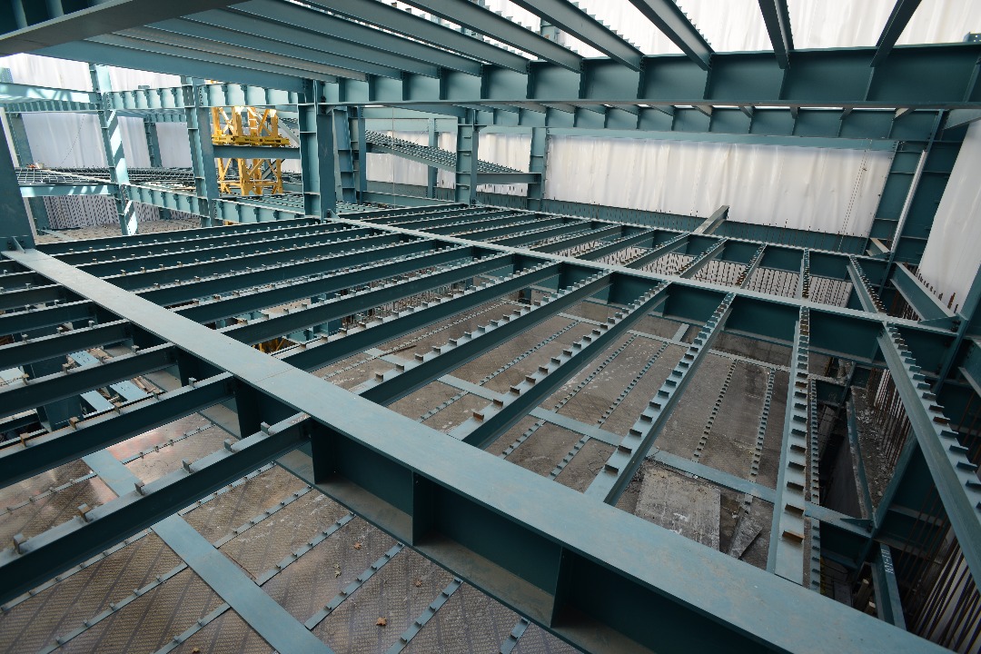 مراحل تولید قطعات سازه فلزی در کارخانه