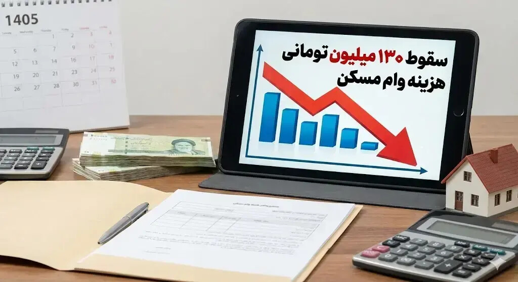 کاهش ۱۳۰ میلیونی هزینه وام مسکن