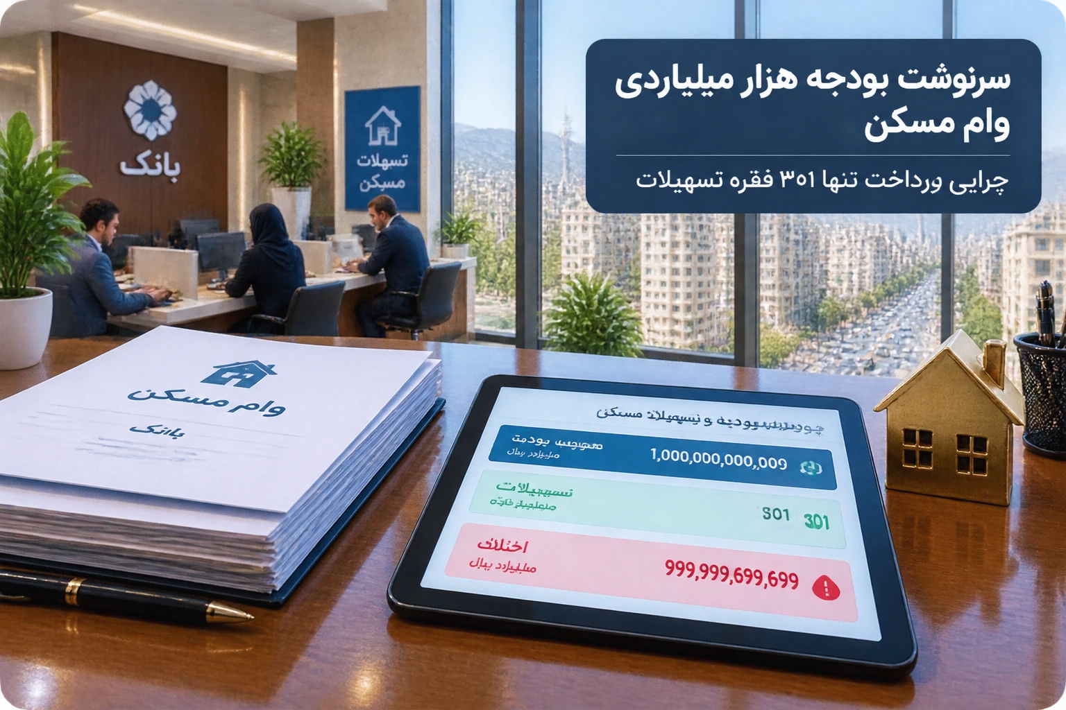 سرنوشت بودجه هزار میلیاردی وام مسکن